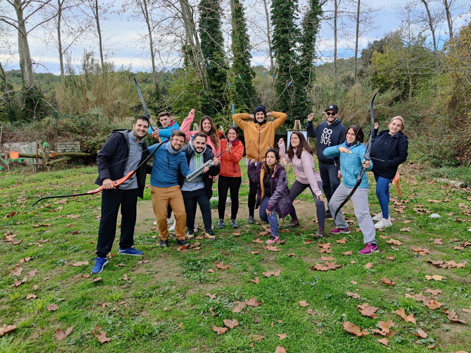 Grup d'empresa a Montseny Aventura