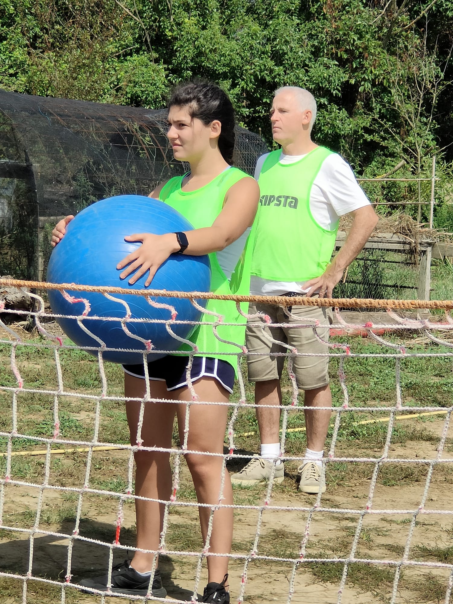 Prova per equips amb pilota gegant
